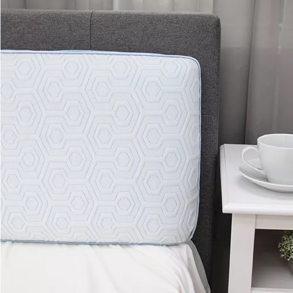 SENSORGEL Arctic Gusset Gel-Infused Memory Foam Pillow w/ Cool Coat Tech, NWT. - Picture 2 of 6